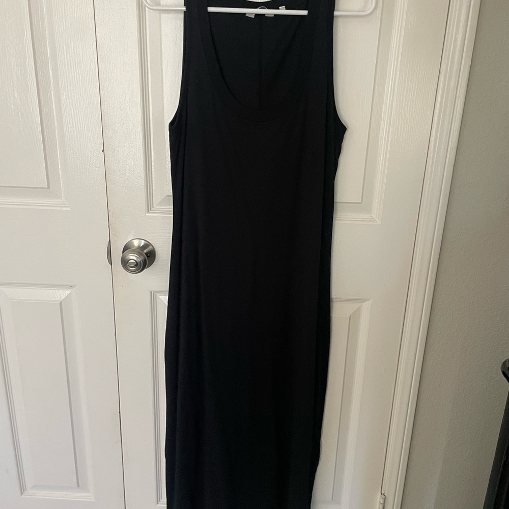 True Grit Black Sleeveless Maxi Dress